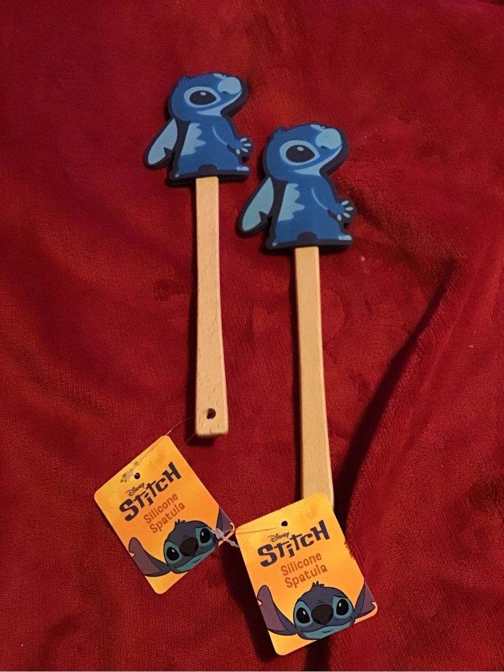 Set of two Stitch kitchen silicone spatulas